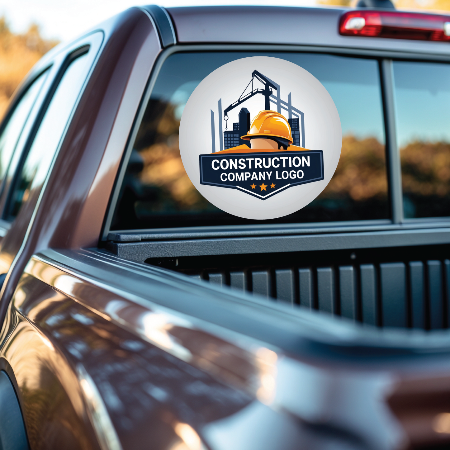 Custom Logo Decal from Your Own File or Photos - Full Color Printed Logo Sticker